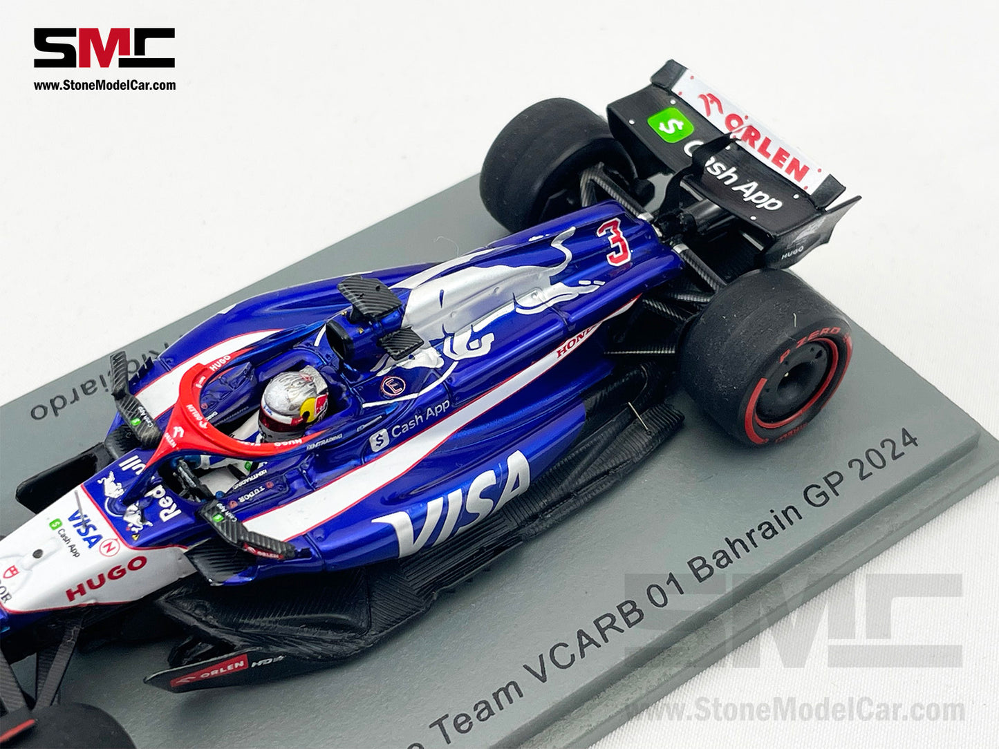 Visa Cash App RB F1 VCARB01 #3 Daniel Ricciardo Bahrain GP 2024 Spark 1:43 S9521