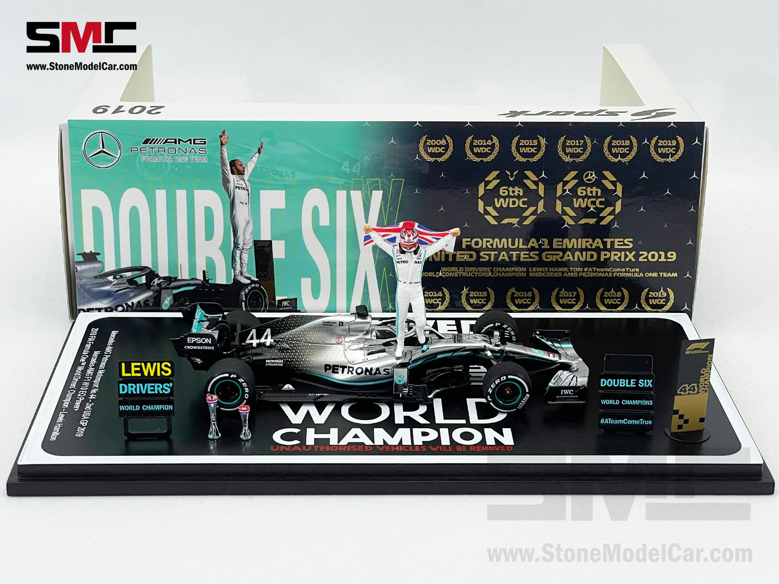 Lego F1 Mercedes F1 W10 #44 Lewis Hamilton US GP 2nd 2019 6x World Champion 1:18 Spark E Modellino F1 Edizione Limitata Lego F1 Mercedes F1 W10 #44 Lewis Hamilton US GP 2nd 2019 6x World Champion 1:18 Spark E Modellino F1 Edizione Limitata