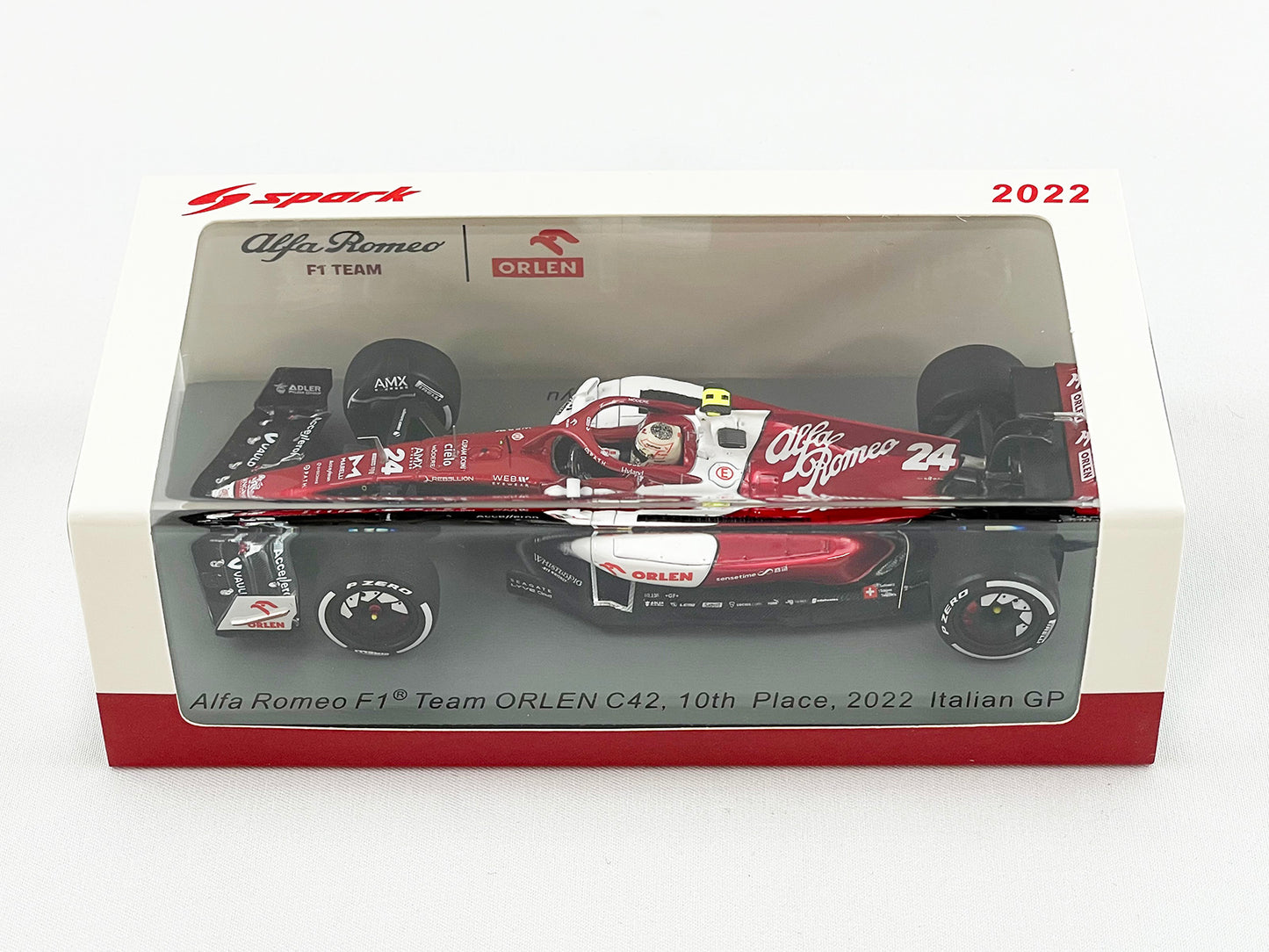 Alfa Romeo Sauber F1 C42 Zhou Guanyu Italy Special Livery 2022 10th 1:43 Spark