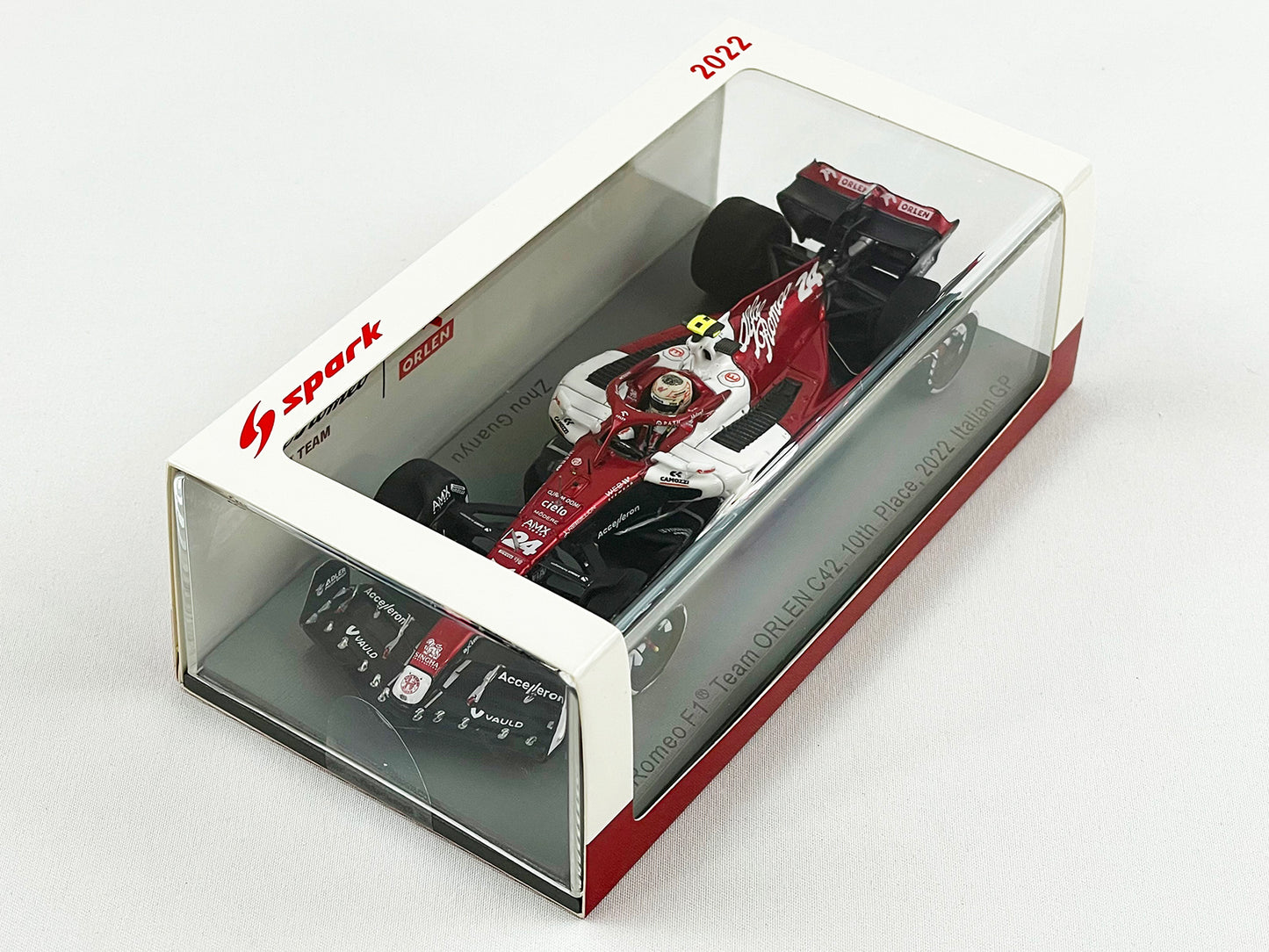 Alfa Romeo Sauber F1 C42 Zhou Guanyu Italy Special Livery 2022 10th 1:43 Spark
