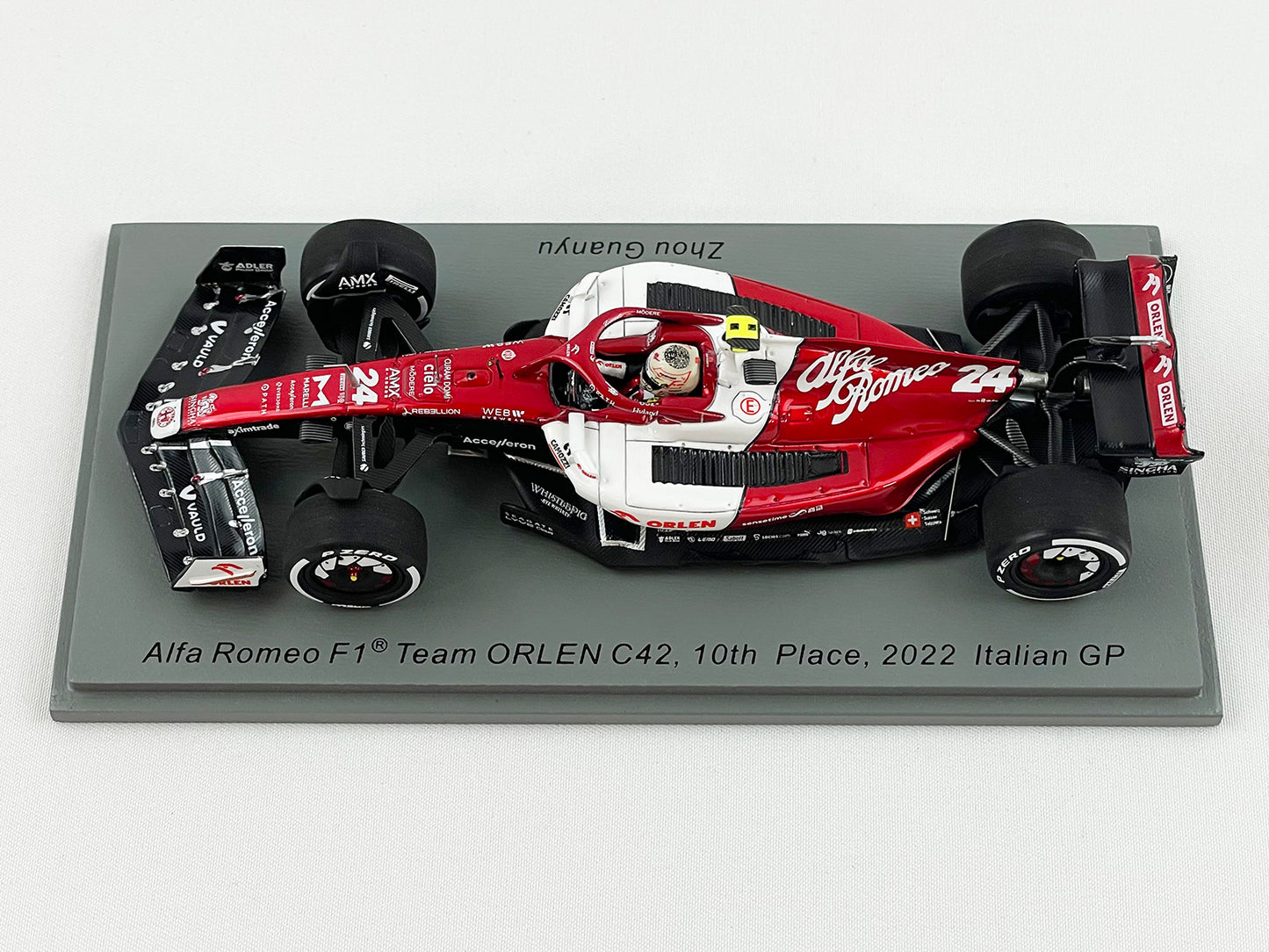 Alfa Romeo Sauber F1 C42 Zhou Guanyu Italy Special Livery 2022 10th 1:43 Spark