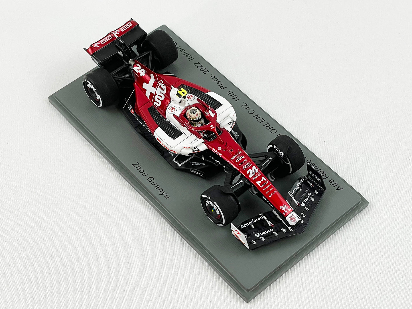 Alfa Romeo Sauber F1 C42 Zhou Guanyu Italy Special Livery 2022 10th 1:43 Spark