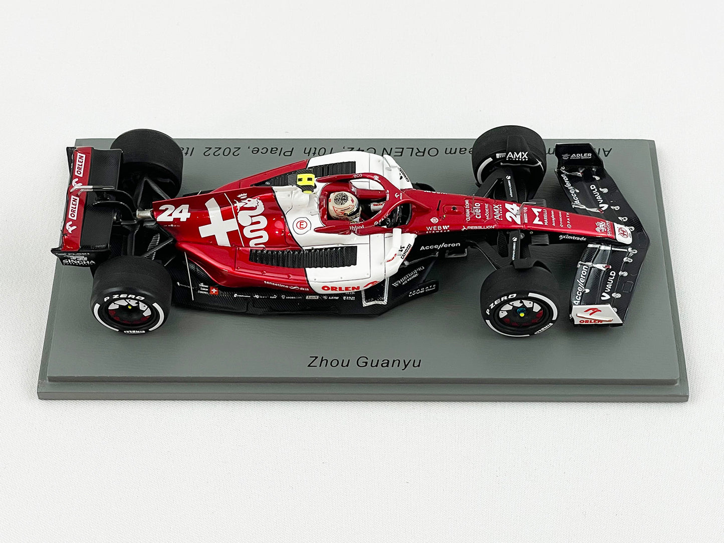 Alfa Romeo Sauber F1 C42 Zhou Guanyu Italy Special Livery 2022 10th 1:43 Spark