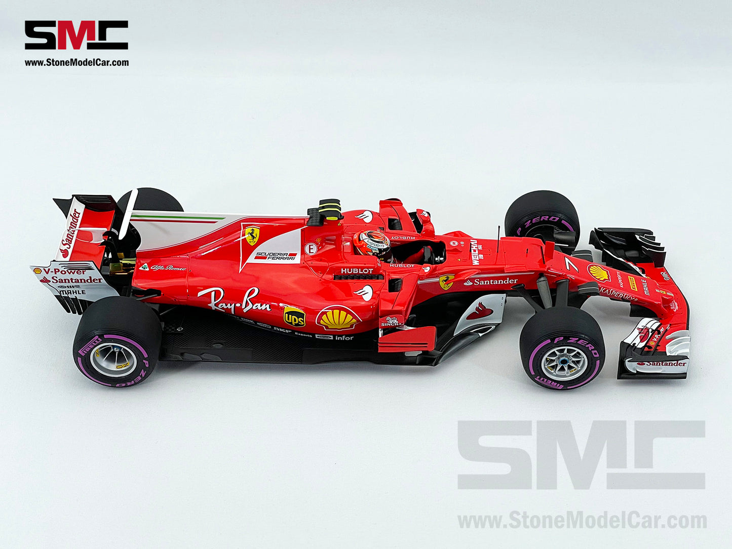 BBR 1:18 F1 SF70H #7 Kimi Raikkonen Australia GP 2017 Ferrari 70th Anniversary