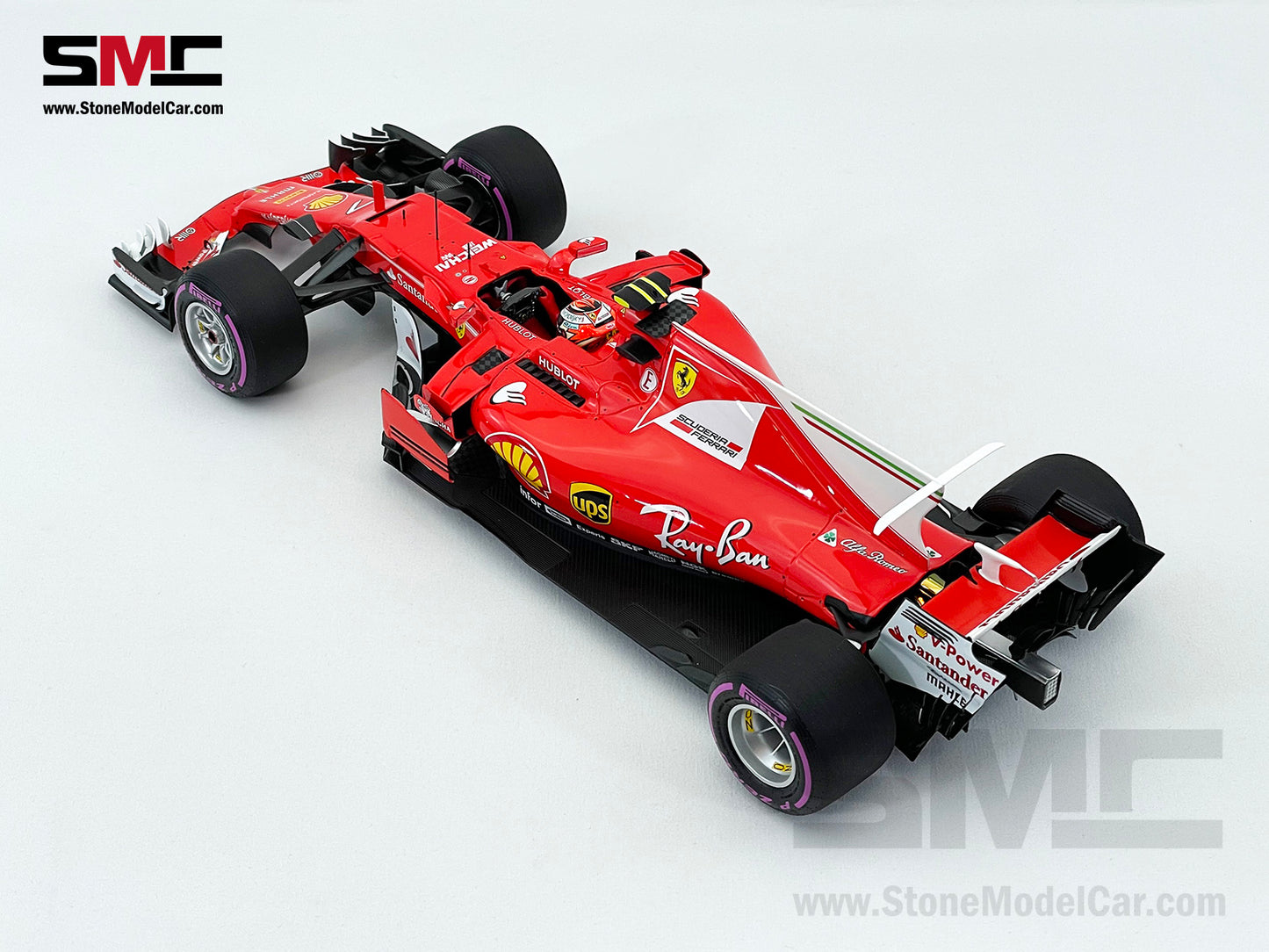 BBR 1:18 F1 SF70H #7 Kimi Raikkonen Australia GP 2017 Ferrari 70th Anniversary