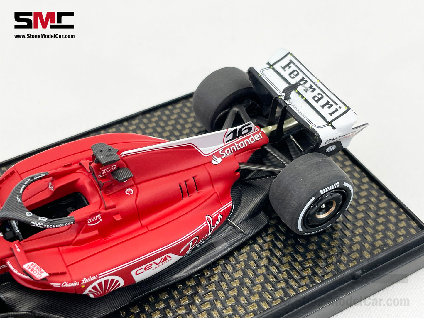 Ferrari F1 SF-23 #16 Charles Leclerc Las Vegas GP Pole 2023 BBR 1:43 BBRC294A