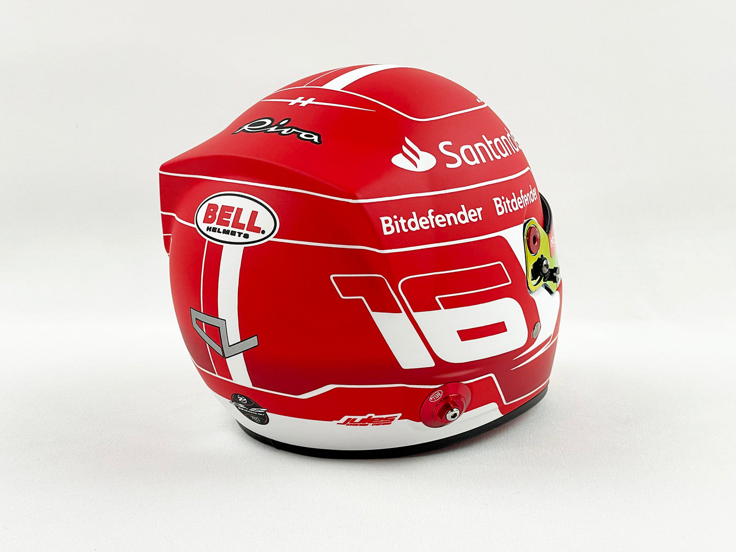 Ferrari SF-23 #16 Charles Leclerc Season 2023 Bell 1:2 Miniature Helmet Model