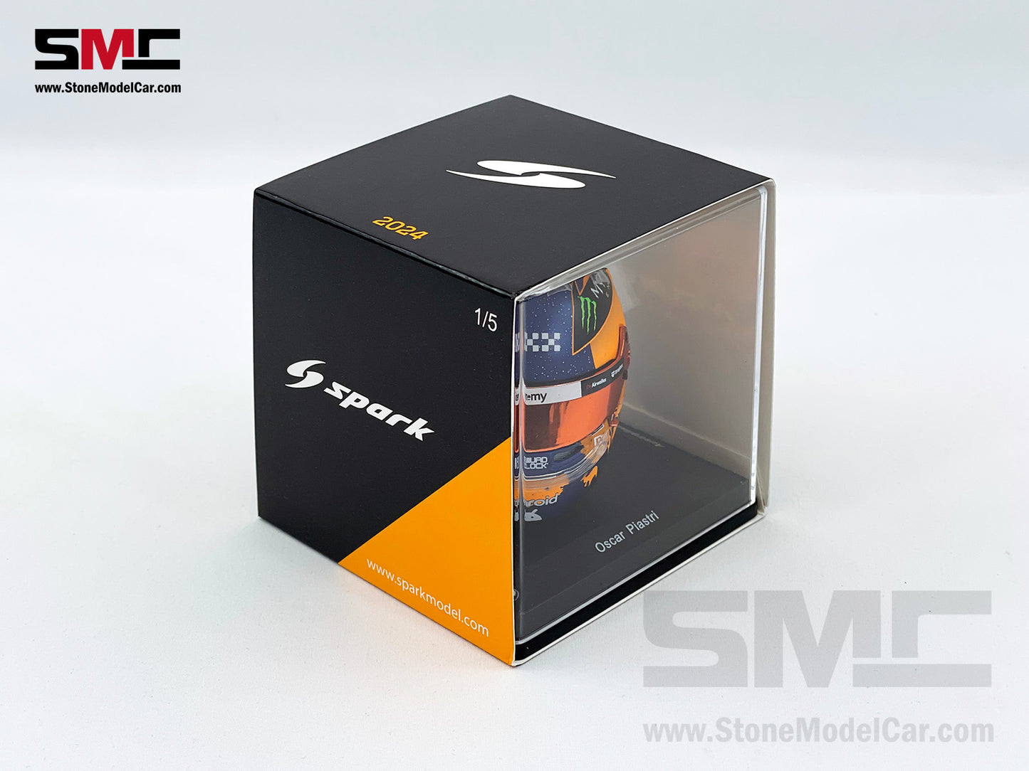 McLaren F1 MCL38 #81 Oscar Piastri Australian GP 2024 Home Race Spark 1:5 Miniature Helmet