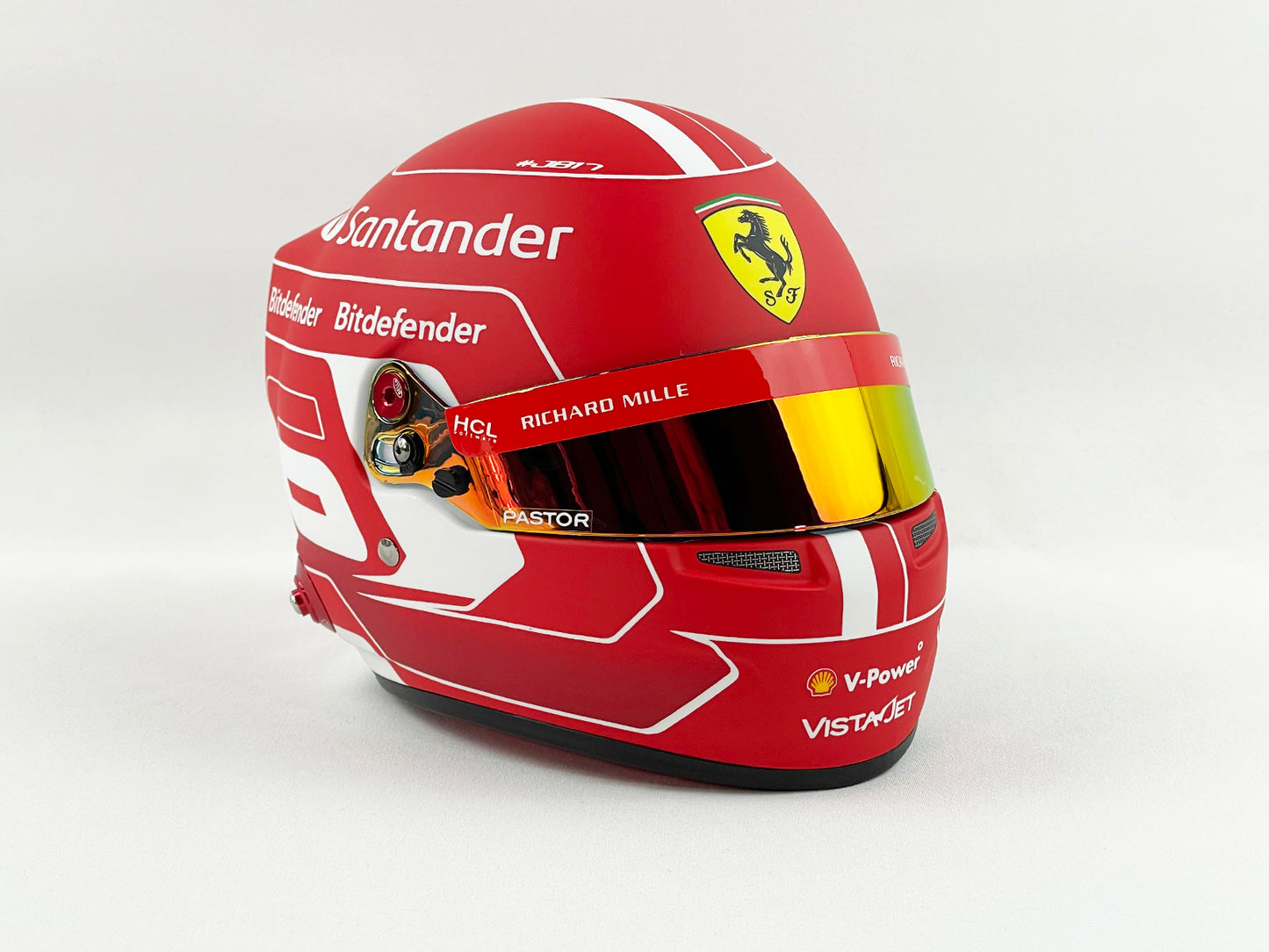 Ferrari SF-23 #16 Charles Leclerc Season 2023 Bell 1:2 Miniature Helmet Model