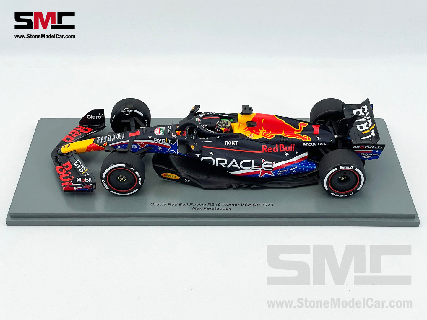 Red Bull F1 RB19 #1 Max Verstappen Winner US Austin GP 2023 World Champion Spark 1:18 18S955