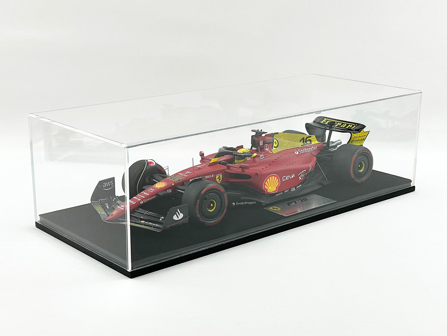 2022 F1 Ferrari F1-75 #16 Charles Leclerc Italy Monza GP Pole Position Looksmart 1:18