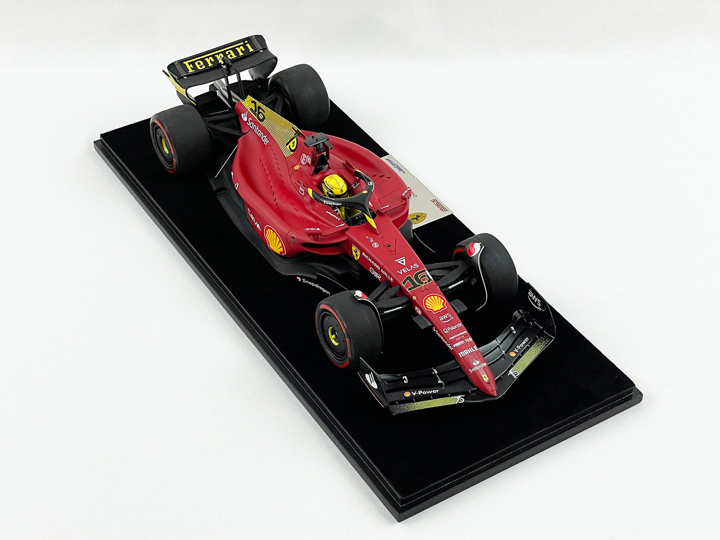 2022 F1 Ferrari F1-75 #16 Charles Leclerc Italy Monza GP Pole Position Looksmart 1:18