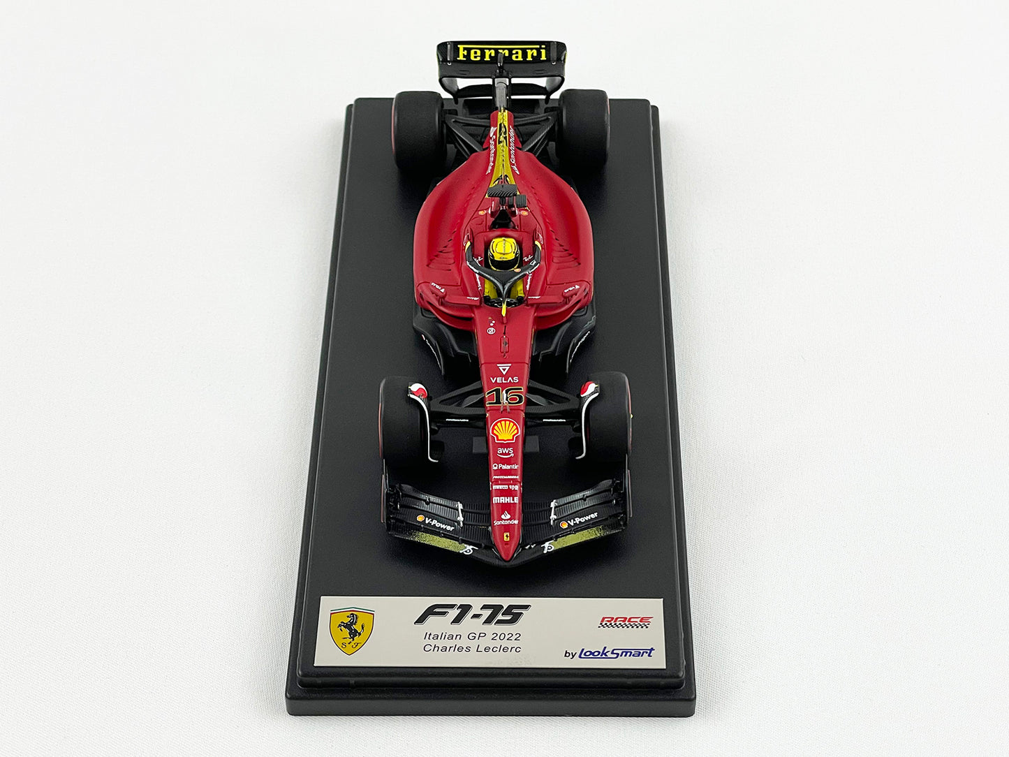 2022 F1 Ferrari F1-75 #16 Charles Leclerc Italy Monza GP Pole Position Looksmart 1:43