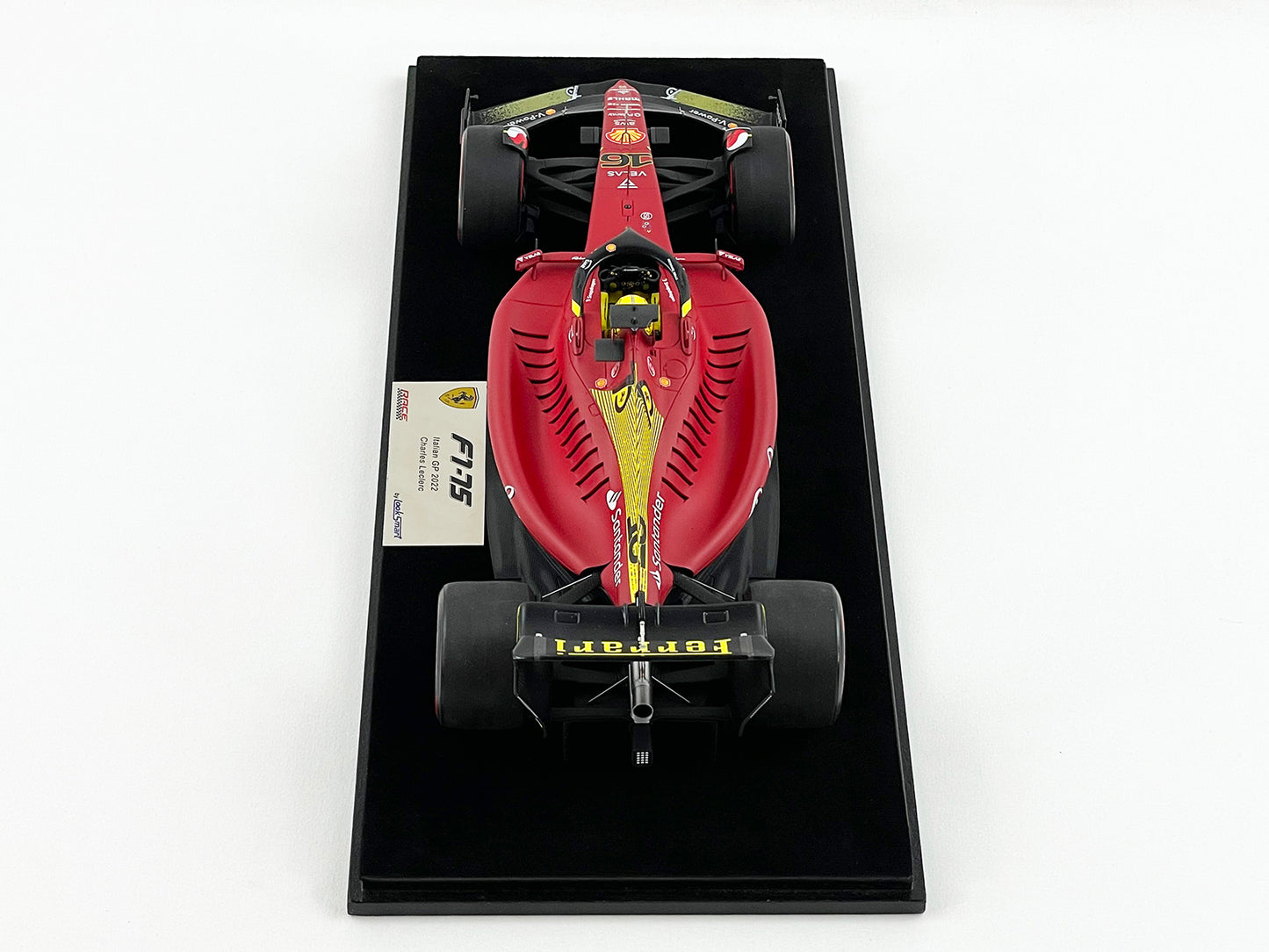 2022 F1 Ferrari F1-75 #16 Charles Leclerc Italy Monza GP Pole Position Looksmart 1:18