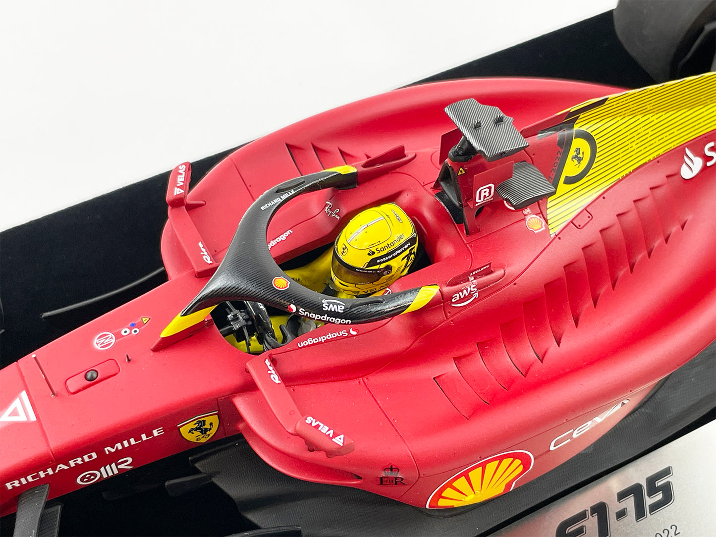 2022 F1 Ferrari F1-75 #16 Charles Leclerc Italy Monza GP Pole Position Looksmart 1:18