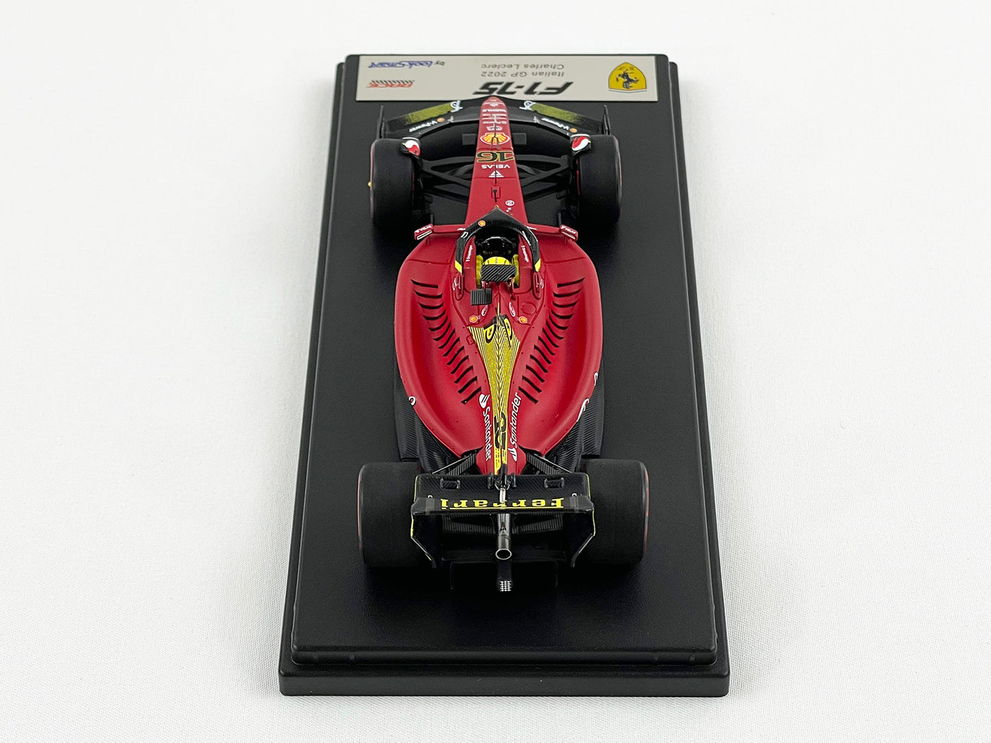 2022 F1 Ferrari F1-75 #16 Charles Leclerc Italy Monza GP Pole Position Looksmart 1:43