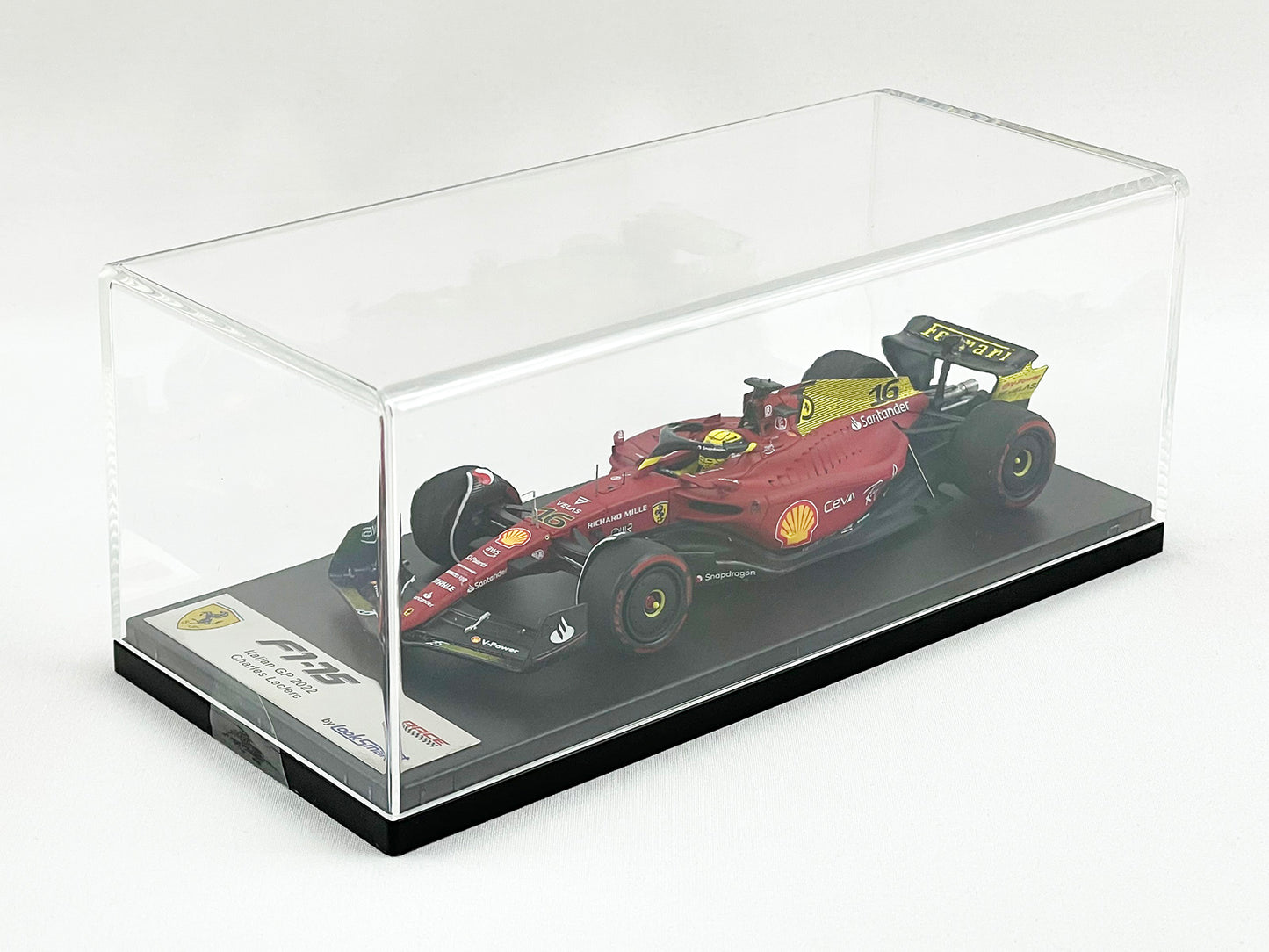 2022 F1 Ferrari F1-75 #16 Charles Leclerc Italy Monza GP Pole Position Looksmart 1:43