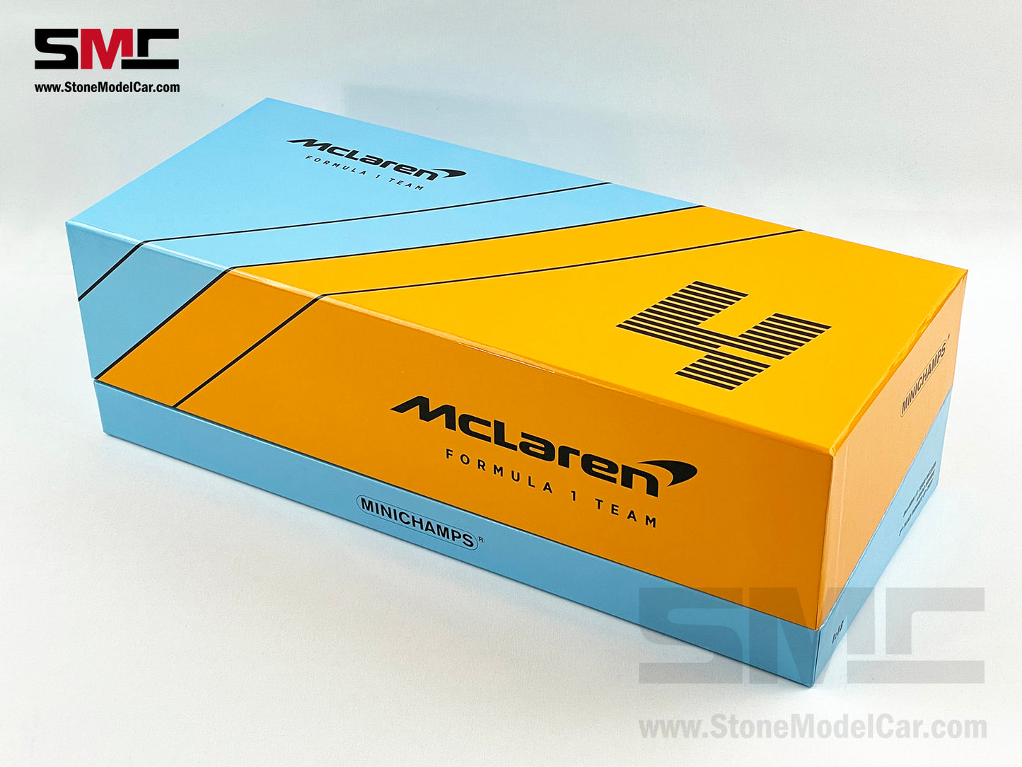 Mclaren F1 MCL35M #4 Lando Norris Monaco 2021 Podium Gulf Livery 1:18 MINICHAMPS Gift Box