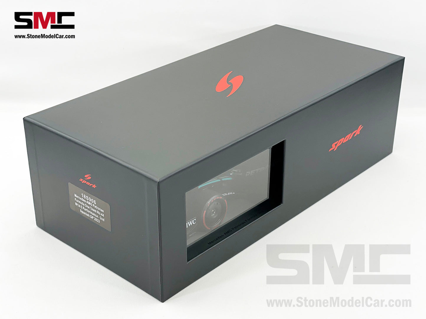 Mercedes F1 W14 #44 Lewis Hamilton 2nd Spanish GP 2023 Spark 1:18 18S906