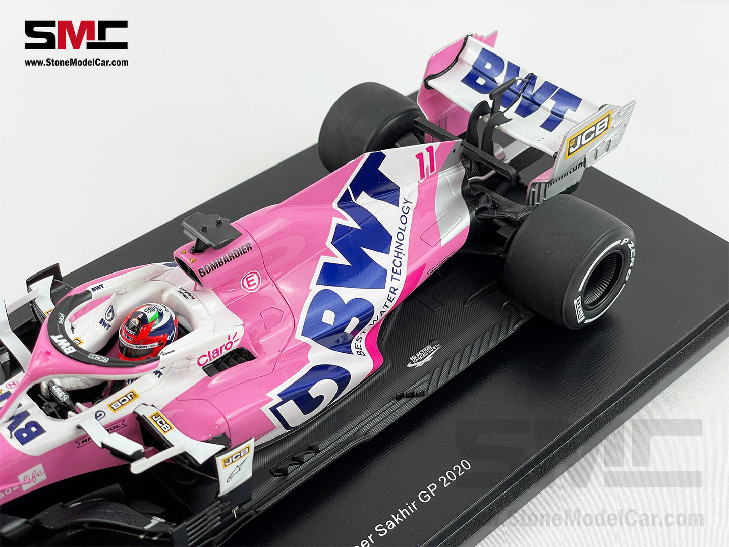 1:18 Spark BWT Racing Point F1 RP20 #11 Sergio Perez Sakhir 2020 1st Career Win