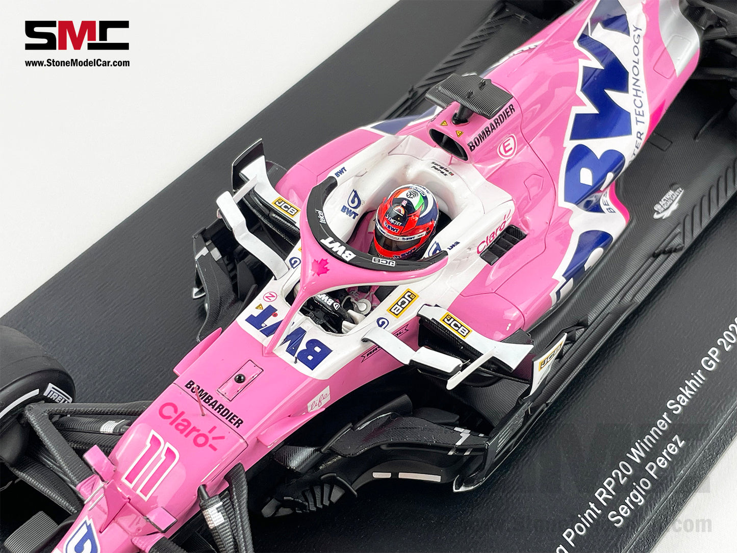 1:18 Spark BWT Racing Point F1 RP20 #11 Sergio Perez Sakhir 2020 1st Career Win