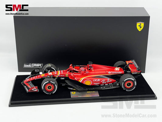 Ferrari F1 SF-24 #16 Charles Leclerc Saudi Arabia GP Podium 2024 Looksmart 1:18 LS18F1057