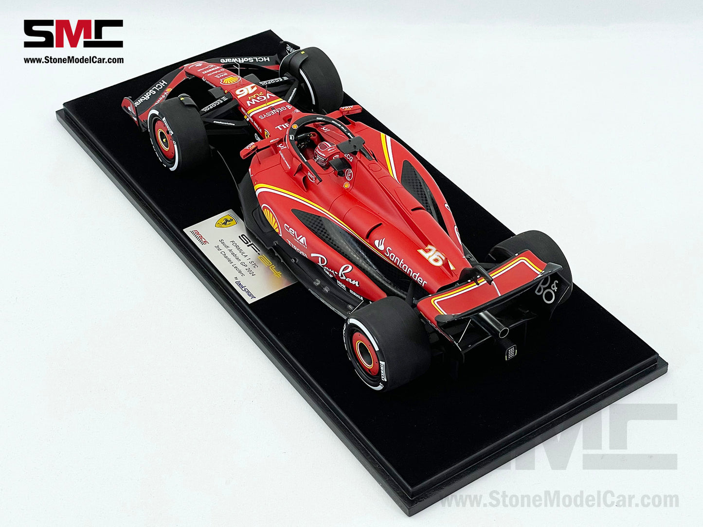 Ferrari F1 SF-24 #16 Charles Leclerc Saudi Arabia GP Podium 2024 Looksmart 1:18 LS18F1057