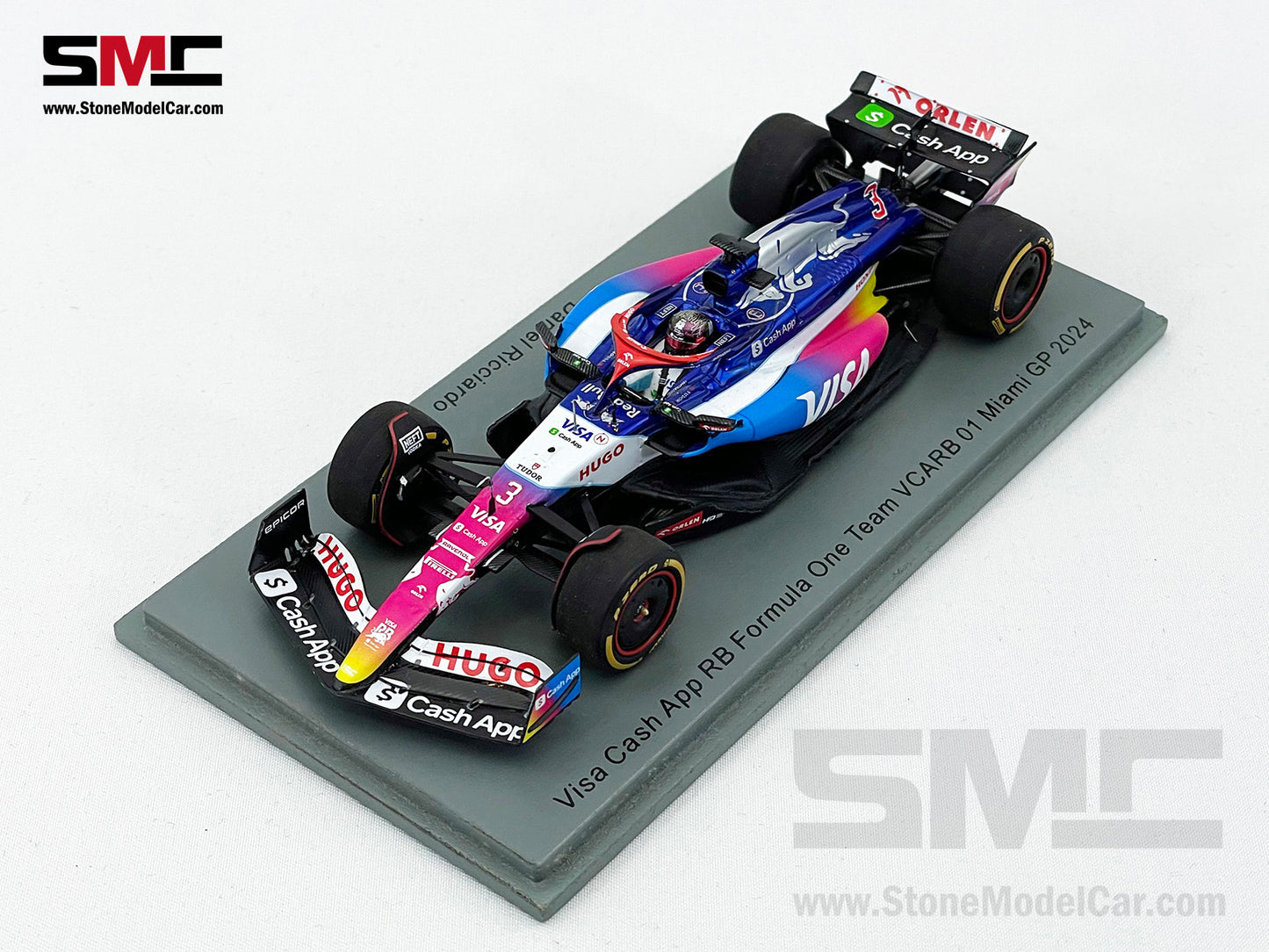 Visa Cash App RB F1 VCARB01 #3 Daniel Ricciardo Miami GP 2024 Special Livery Spark 1:43 S9535