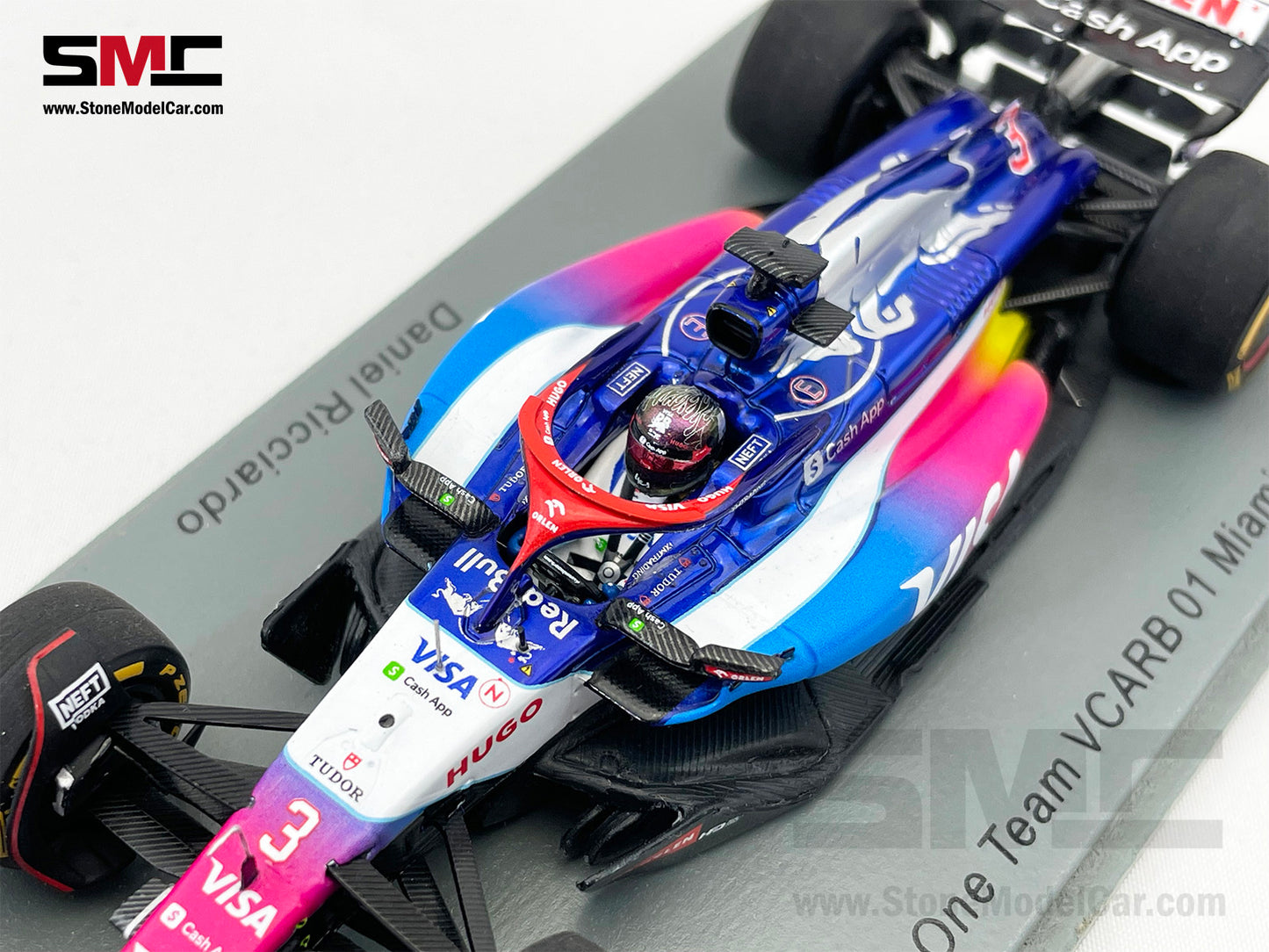 Visa Cash App RB F1 VCARB01 #3 Daniel Ricciardo Miami GP 2024 Special Livery Spark 1:43 S9535