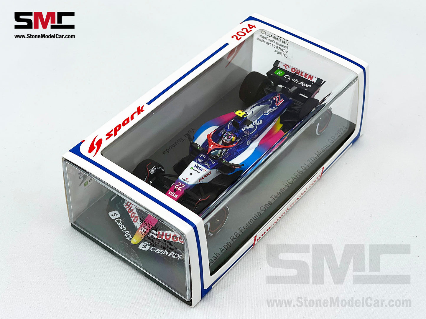 Visa Cash App RB F1 VCARB01 #22 Yuki Tsunoda Miami GP 2024 Special Livery Spark 1:43 S9534