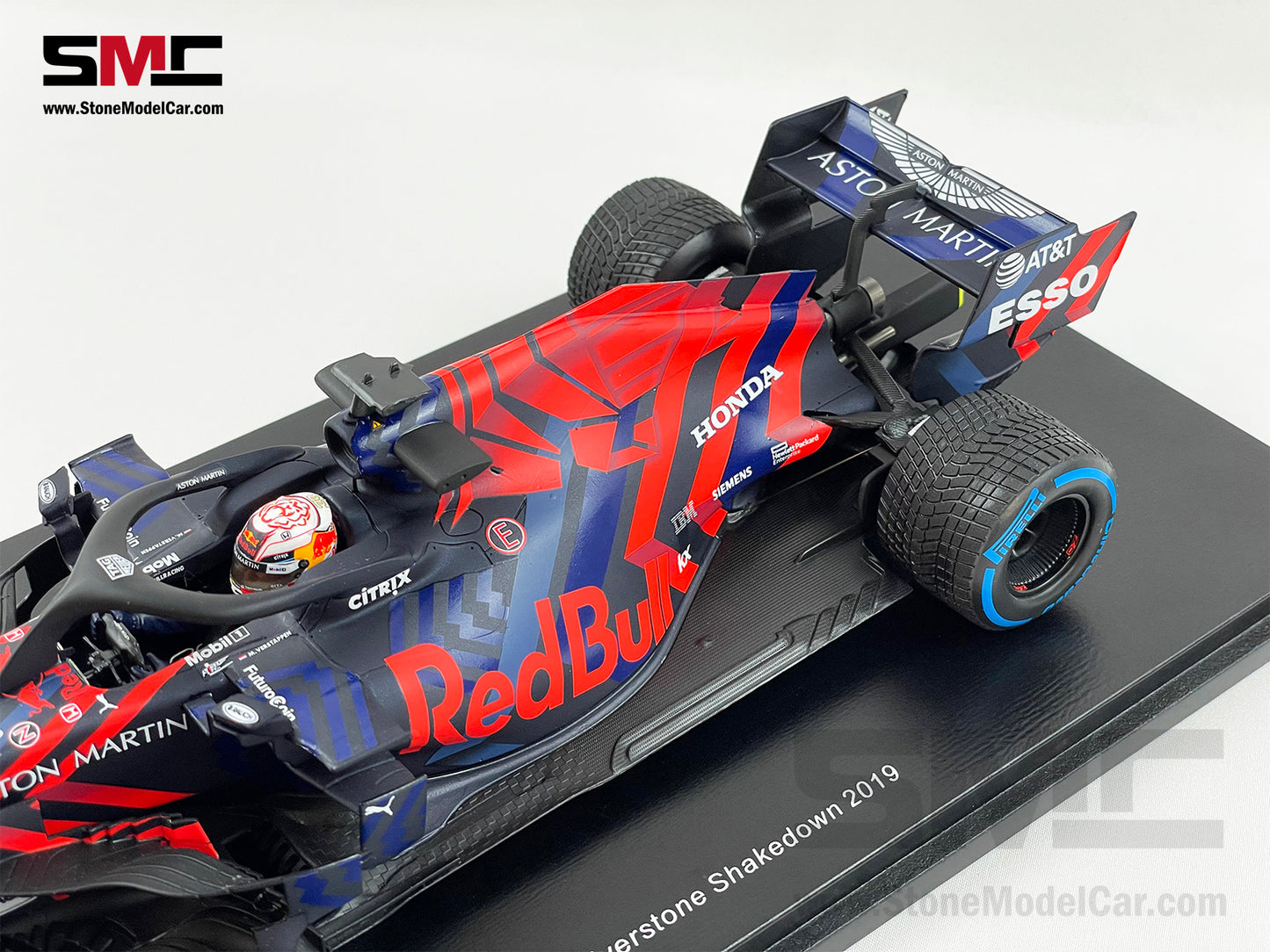 1:18 Spark Red Bull F1 RB15 33 Max Verstappen Silverstone Circuit Shakedown 2019