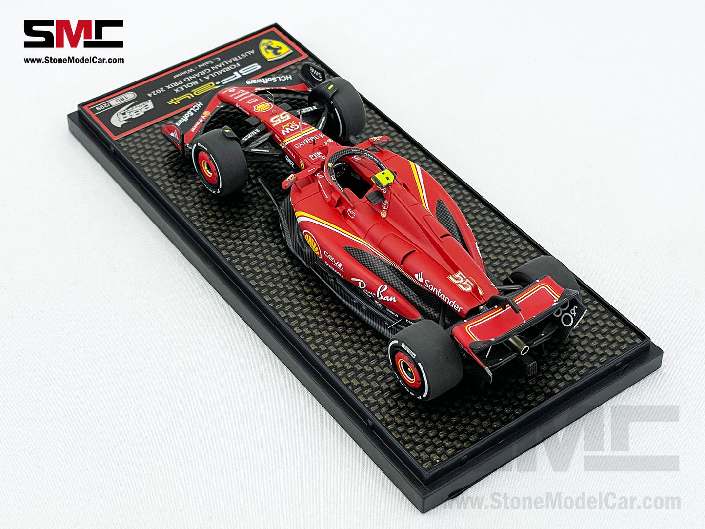 Ferrari F1 SF-24 #55 Carlos Sainz Australia GP Winner 2024 BBR 1:43 BBRC295B