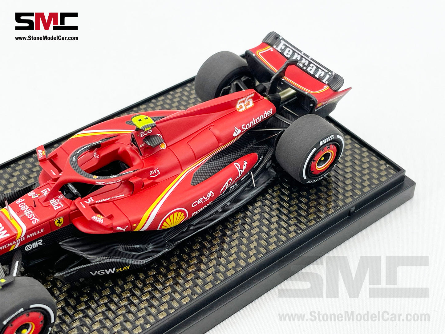 Ferrari F1 SF-24 #55 Carlos Sainz Australia GP Winner 2024 BBR 1:43 BBRC295B