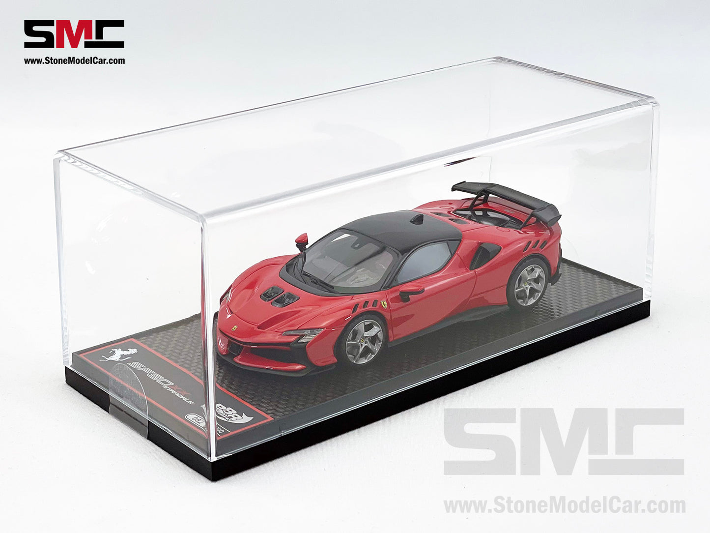 BBR 1:43 Ferrari SF90 XX Stradale 2023 - Rosso Corsa 322 Red BBRC285C