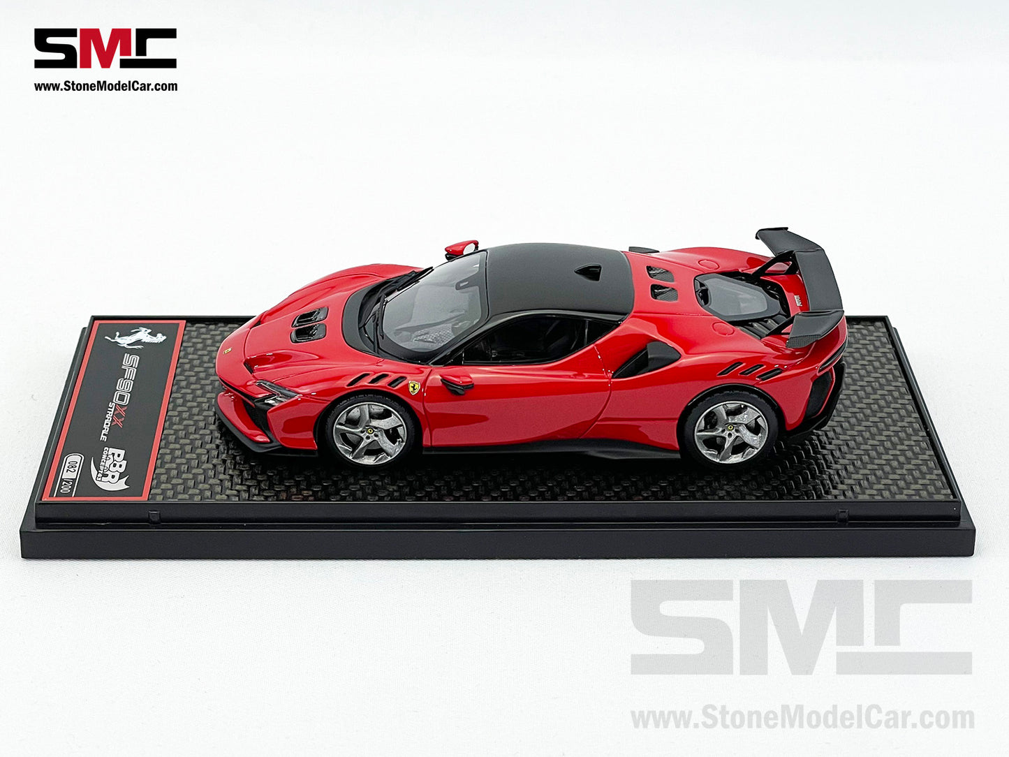 BBR 1:43 Ferrari SF90 XX Stradale 2023 - Rosso Corsa 322 Red BBRC285C