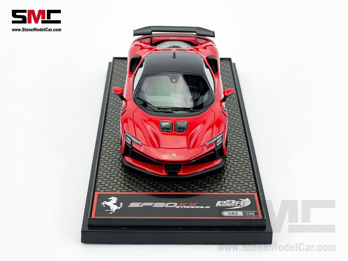 BBR 1:43 Ferrari SF90 XX Stradale 2023 - Rosso Corsa 322 Red BBRC285C