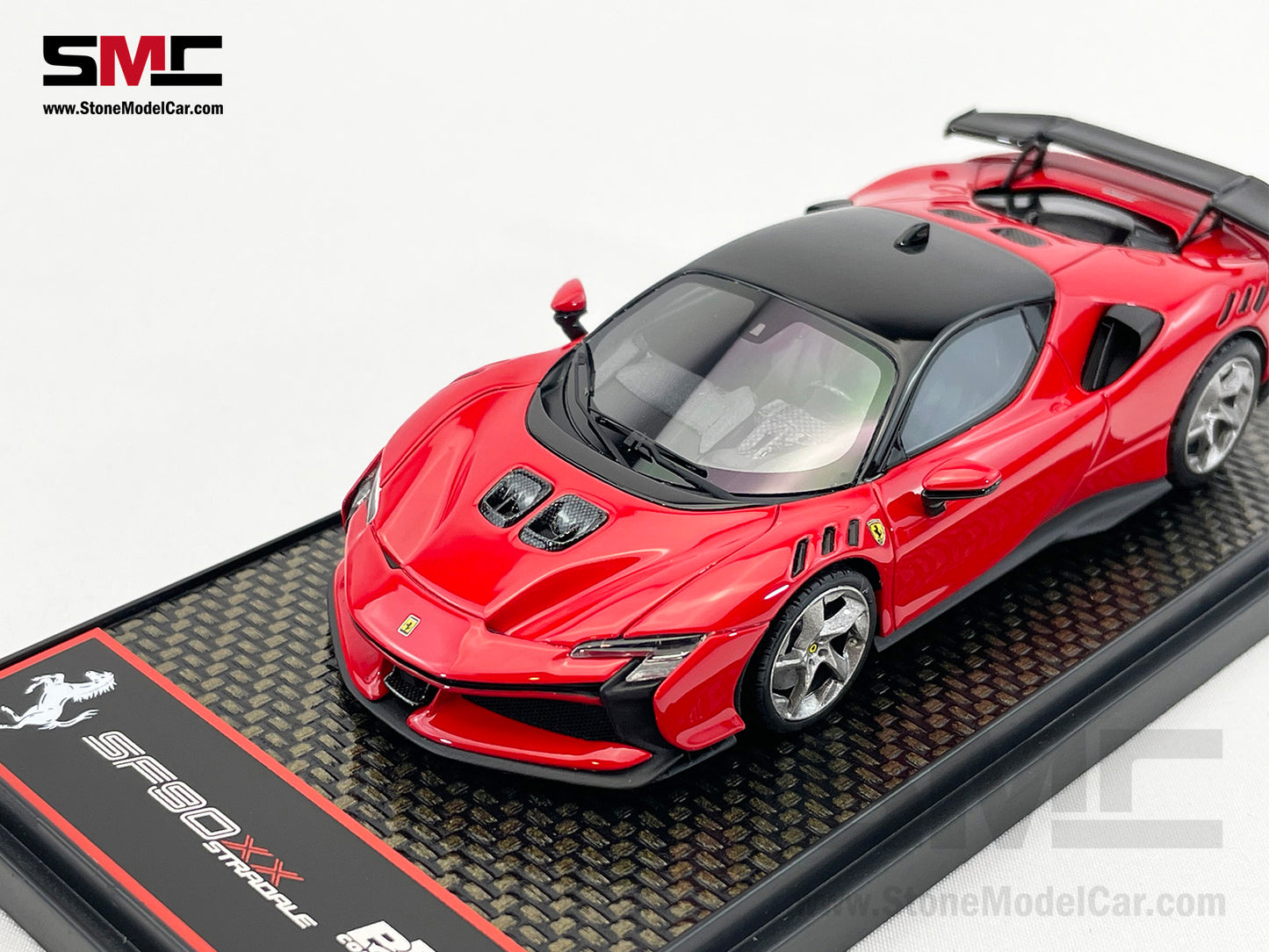 BBR 1:43 Ferrari SF90 XX Stradale 2023 - Rosso Corsa 322 Red BBRC285C