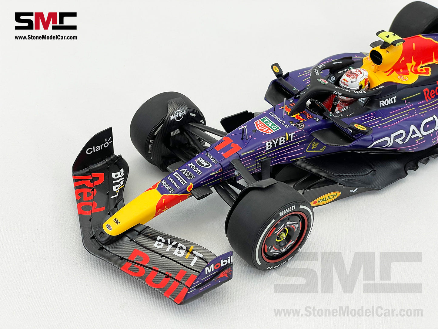 Red Bull F1 RB19 #11 Sergio Perez US Las Vegas GP Podium 2023 Special Livery 1:18 MINICHAMPS