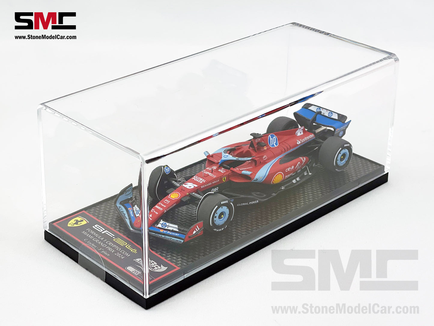 Ferrari F1 SF-24 #16 Charles Leclerc USA Miami GP 2024 BBR 1:43 BBRC301A