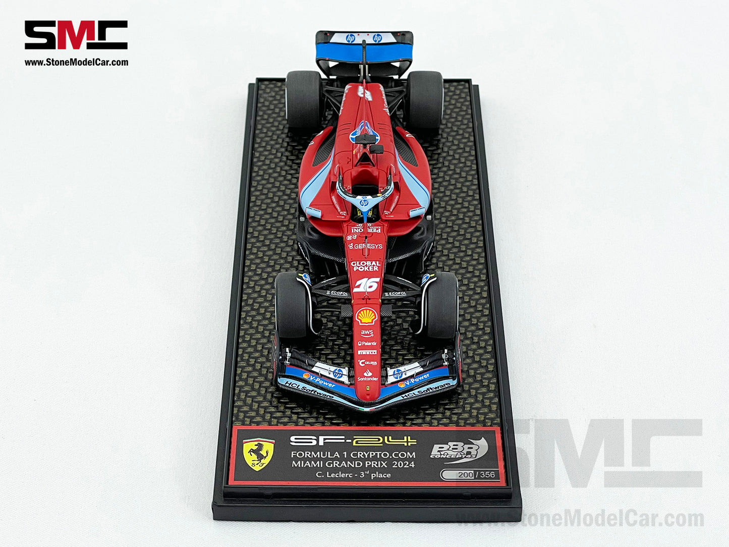 Ferrari F1 SF-24 #16 Charles Leclerc USA Miami GP 2024 BBR 1:43 BBRC301A