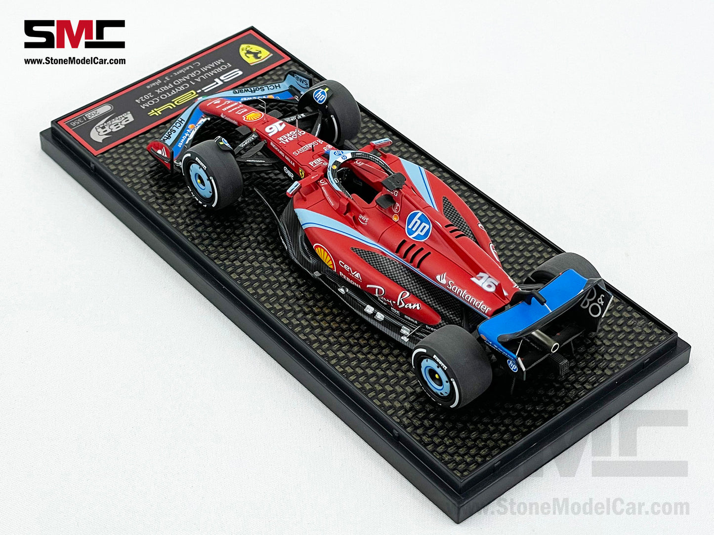 Ferrari F1 SF-24 #16 Charles Leclerc USA Miami GP 2024 BBR 1:43 BBRC301A