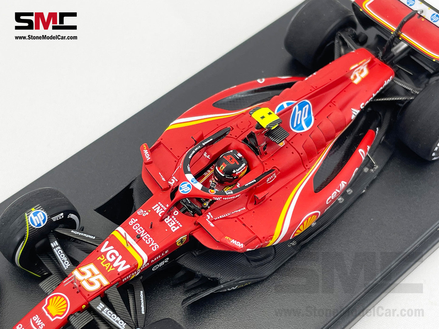 Ferrari F1 SF-24 #55 Carlos Sainz 3rd Monaco GP Podium 2024 Looksmart 1:43 LSF1064