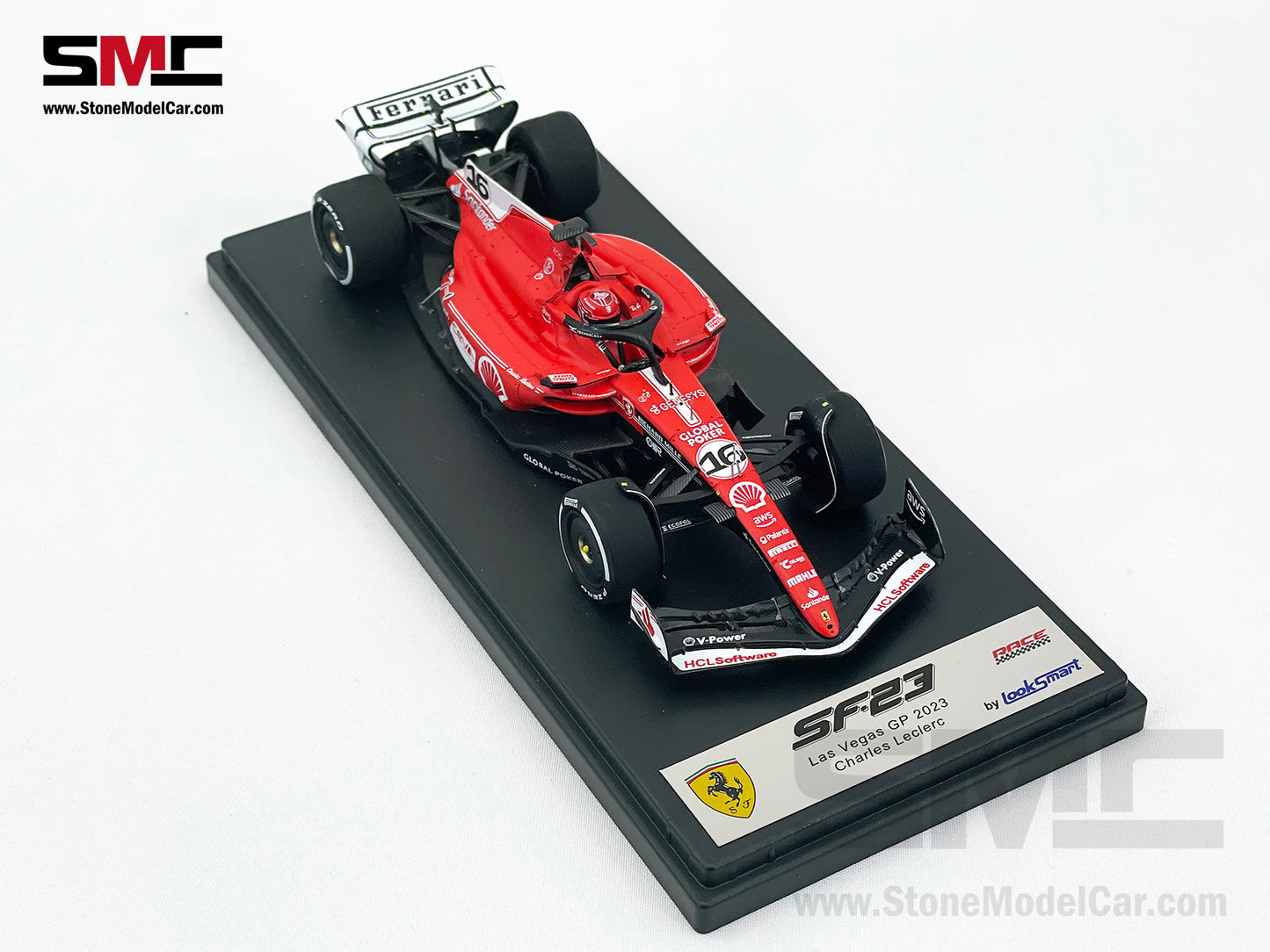Ferrari F1 SF-23 #16 Charles Leclerc Las Vegas GP Pole 2023 Looksmart 1:43 LSF1049