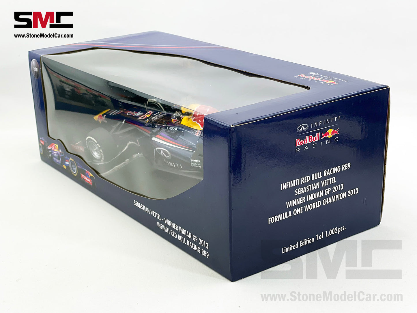 Red Bull F1 RB9 #1 Sebastian Vettel Indian GP 2013 4x Times World Champion 1:18 MINICHAMPS