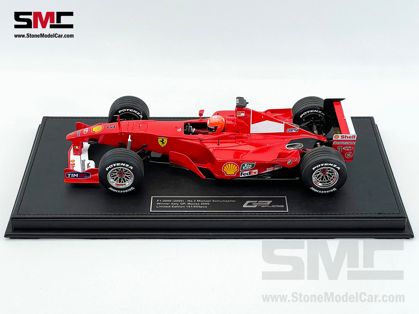 Ferrari F1 F1-2000 #3 Michael Schumacher Italy GP 2000 World Champion 1:18 GP REPLICAS with Driver + Decal