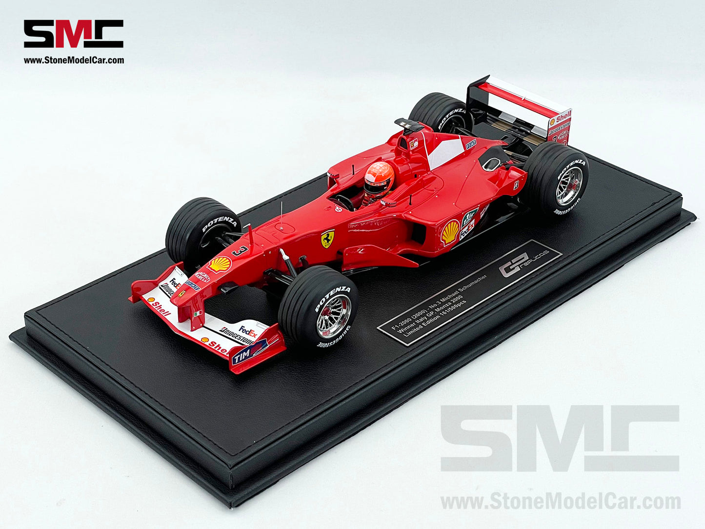 Ferrari F1 F1-2000 #3 Michael Schumacher Italy GP 2000 World Champion 1:18 GP REPLICAS with Driver + Decal