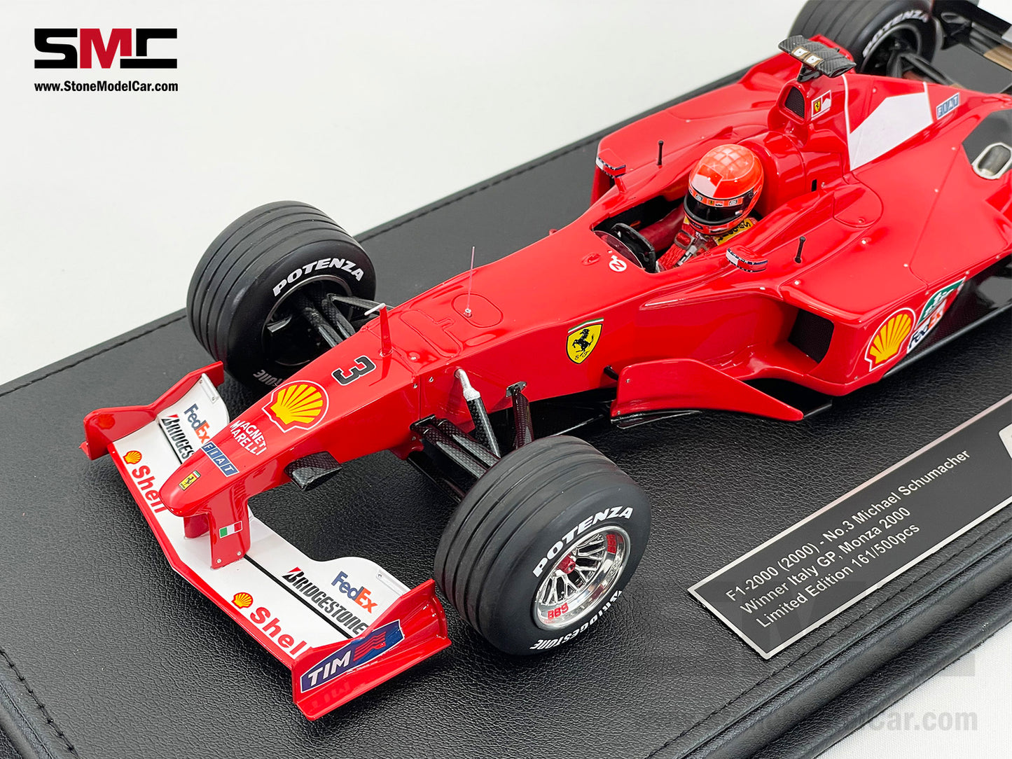 Ferrari F1 F1-2000 #3 Michael Schumacher Italy GP 2000 World Champion 1:18 GP REPLICAS with Driver + Decal