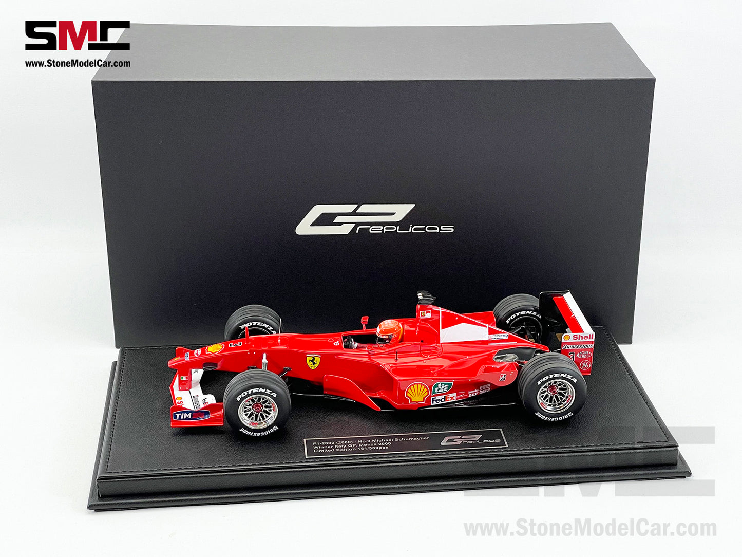 Ferrari F1 F1-2000 #3 Michael Schumacher Italy GP 2000 World Champion 1:18 GP REPLICAS with Driver + Decal