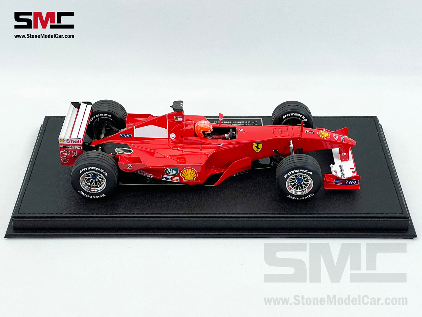 Ferrari F1 F1-2000 #3 Michael Schumacher Japan GP 2000 World Champion 1:18 GP REPLICAS with Driver + Decal