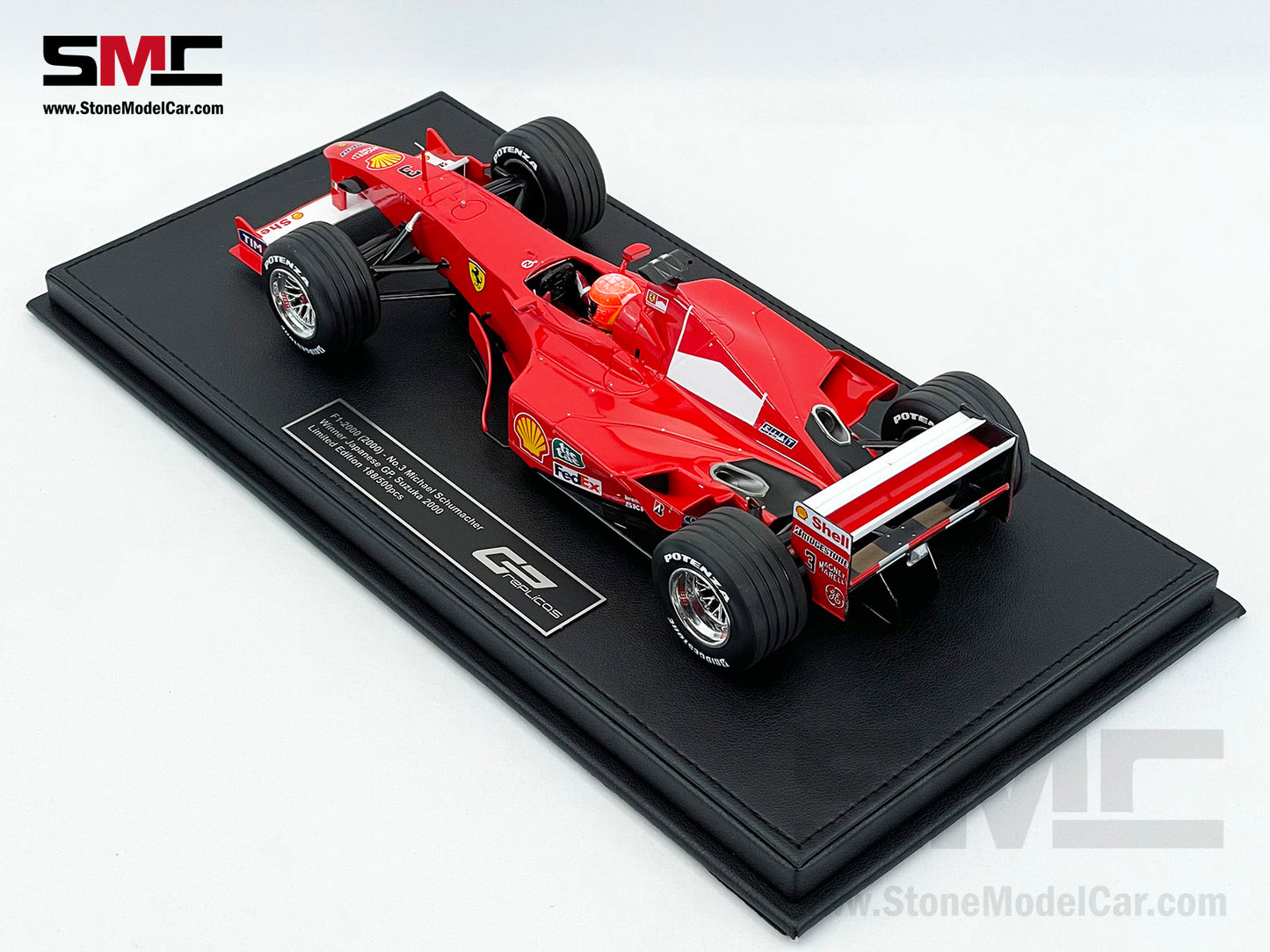 Ferrari F1 F1-2000 #3 Michael Schumacher Japan GP 2000 World Champion 1:18 GP REPLICAS with Driver + Decal
